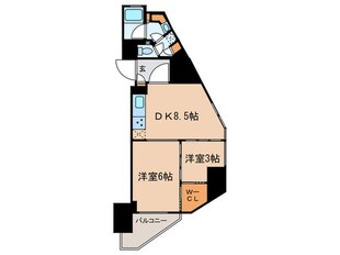 レジディア文京小石川Ⅱの物件間取画像